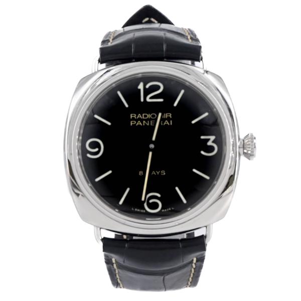【美品】パネライ PANERAI ラジオミール 8デイズ  手巻き メンズ 時計 ブラック文字盤  ...