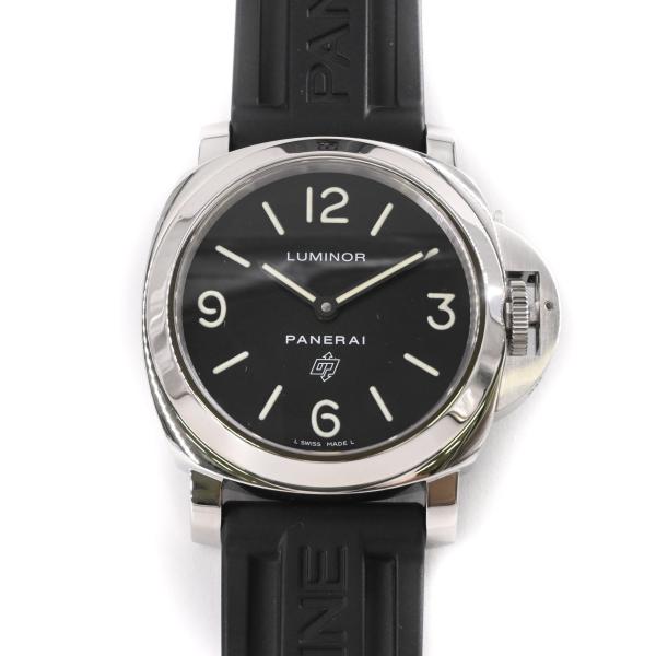 【新品仕上げ済み】パネライ PANERAI ルミノール 自動巻き 手巻き メンズ 時計 ブラック文字...