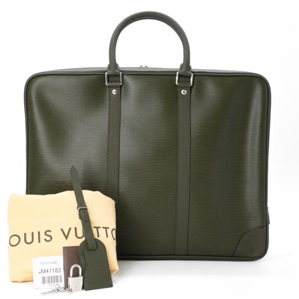 【未使用品】LOUIS VUITTON ルイヴィトン ヴォワヤージュ PDV EPI ビジネスバッグ...