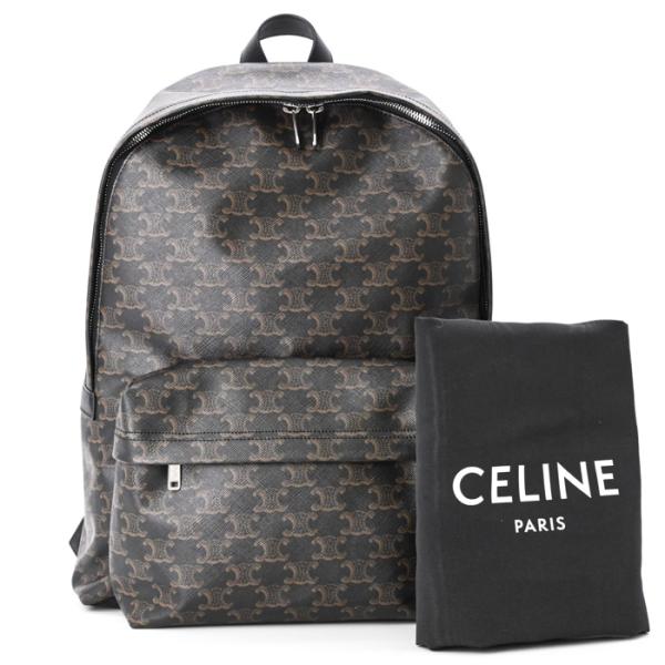 【未使用品】CELINE セリーヌ トリヨンフ ミディアム バッグパック リュックサック PVC ブ...