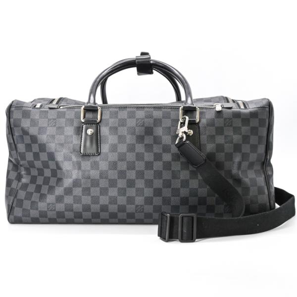 【美品】LOUIS VUITTON ルイヴィトン ロードスター50 ダミエグラフィット ボストンバッ...