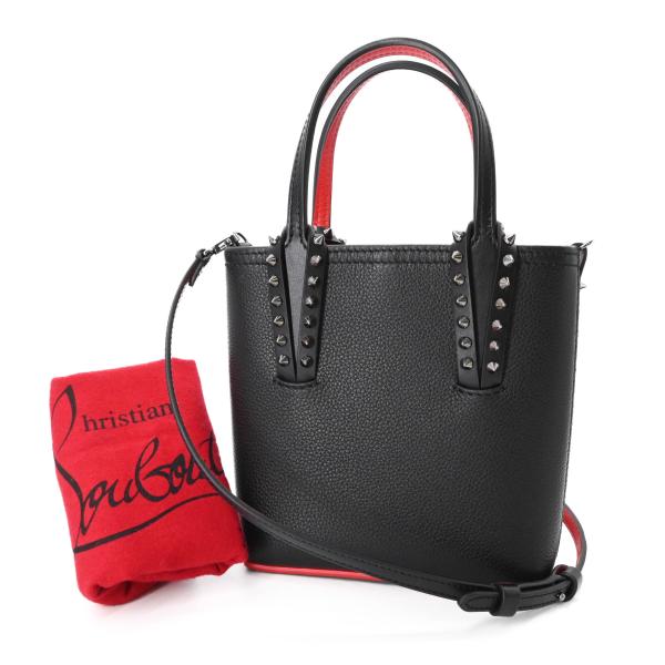 【未使用品】Christian Louboutin クリスチャンルブタン カバタ ミニ ハンドバッグ...
