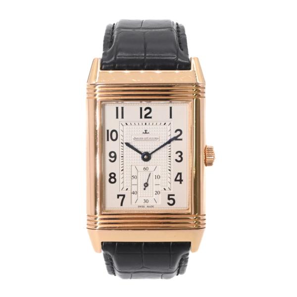 【美品】JAEGER-LECOULTRE ジャガールクルト グランド レベルソ ピンクゴールド 腕時...