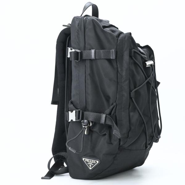【美品】PRADA プラダ テスート スピードロック ナイロン バックパック リュック ビジネス P...