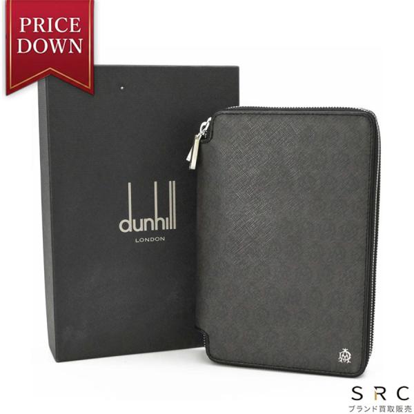 【美品】dunhill ダンヒル トラベルコンパニオン オーガナイザー ラウンドファスナー マルチ ...