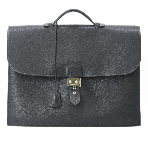 【美品】HERMES エルメス サックアデペッシュ 41 トゴ 書類 ビジネスバッグ ブリーフケース...