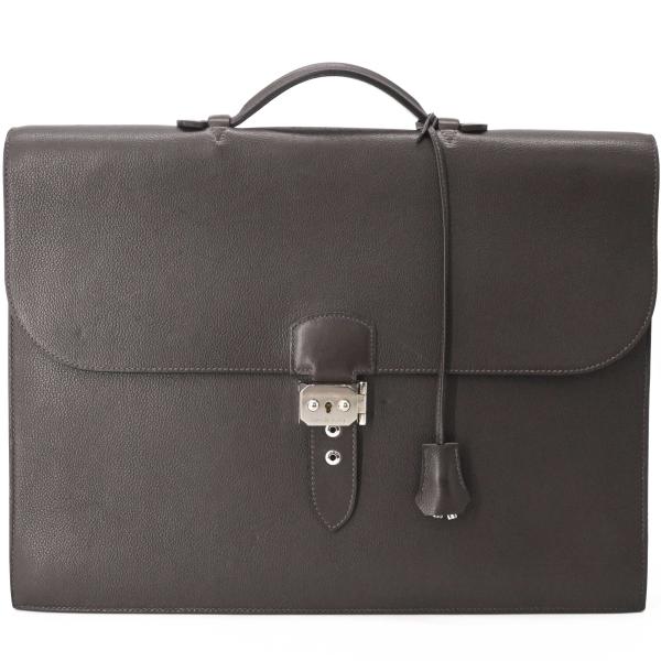 【美品】HERMES エルメス サックアデペッシュ 41 ブリーフケース 書類鞄 ビジネスバッグ ト...