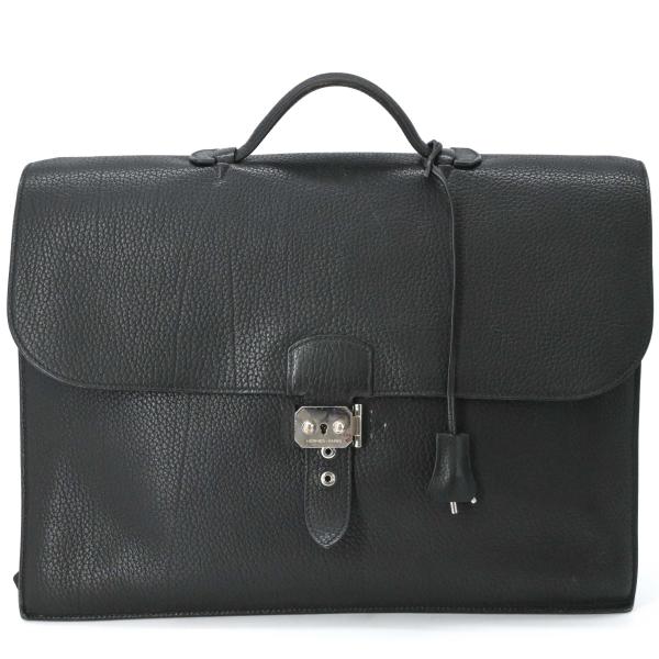 【美品】HERMES エルメス サックアデペッシュ 41 トゴ レザー ビジネスバッグ ブリーフケー...