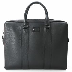 【美品】Christian Louboutin クリスチャンルブタン ストリートウォール ブリーフケース ビジネスバッグ 書類 レザー ブラック 黒 レッド 赤 3185128