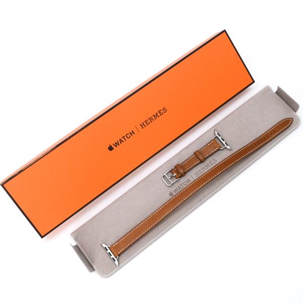 【美品】HERMES エルメス Apple Watch アップルウォッチ用替バンド 時計 レザー ヴ...