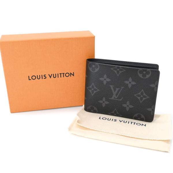 【美品】LOUIS VUITTON ルイヴィトン モノグラムエクリプス ポルトフォイユ・ミュルティプ...