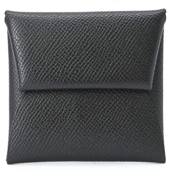 【美品】HERMES エルメス バスティア ヴォーエプソン レザー コインケース 小銭入れ ウォレッ...