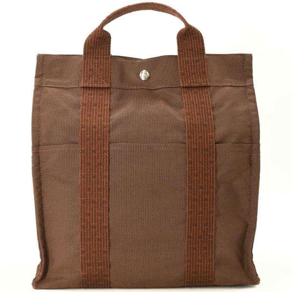 【美品】HERMES エルメス エールライン アド MM 2way ナイロンキャンバス トート リュ...