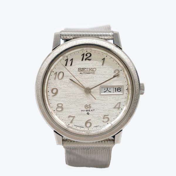 SEIKO セイコー GS グランドセイコー ハイビート 自動巻 シルバー 日付 曜日 5646-7...
