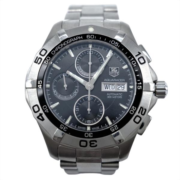 TAG HEUER タグホイヤー アクアレーサー 300M クロノグラフ 腕時計 ウォッチ シルバー...