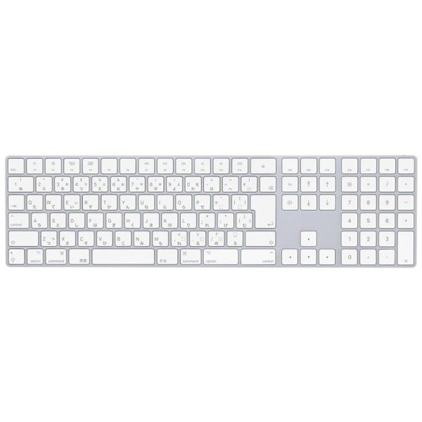 中古動作品　Apple MagicKeyboard　A1843 テンキー付きタイプ　日本語キーボード