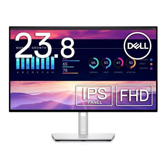 2021年モデル　 Dell U2422H 23.8インチ モニター (323.8インチ プラチナシ...