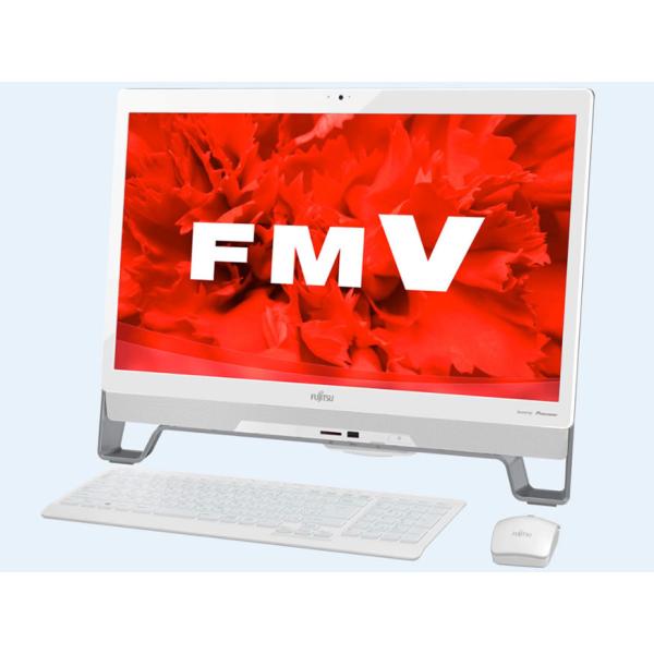 ★Win11H/WEBカメラ/高速SSD256/23型ワイド一体型/FMV　富士通　FH52/U　C...