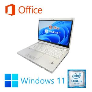 中古 Let's note ノートパソコン Office Win11 第6世代Core i5 メモリ4GB/SSD128GB HDMI端子 タッチパネル/Bluetooth/カメラ パナソニック CF-MX5