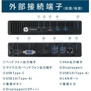 HP ミニPC EliteDesk 800G2...の詳細画像3