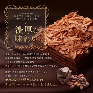 バースデーケーキ チョコレートケーキ (4〜6...の詳細画像2