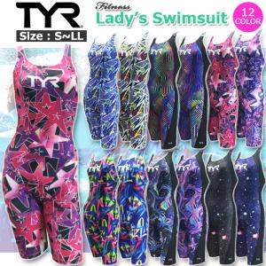 TYR レディース ティア トレーニング水着 レディースオールインワン水着 競泳練習用水着 フィットネス スパッツスーツ　106221