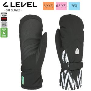 スノーグローブ　グローブ　レディース  LEVEL レベル  ミトン　女性用　スキー　スノボー　ウィンター 　【3367WM】｜srsshop