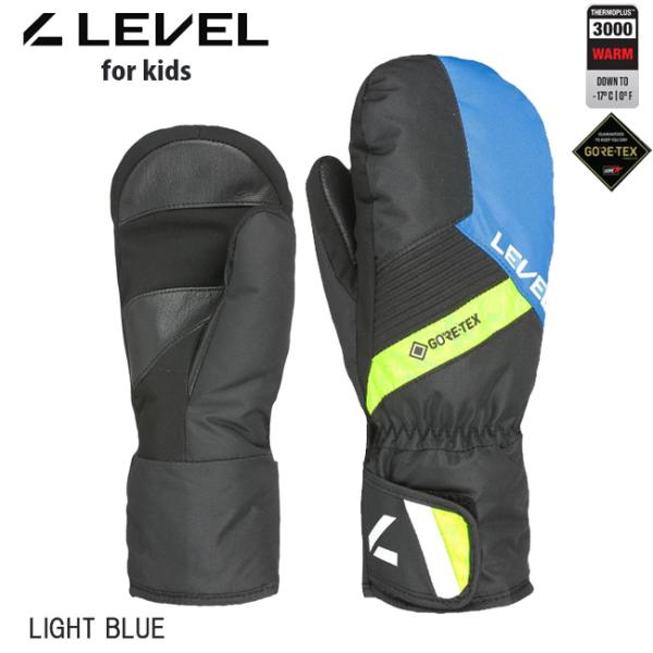 スノーグローブ　グローブ　キッズ　ジュニア　子ども用　LEVEL　レベル　スキー　スノボー　ウィンタ...