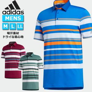 ポロシャツ　メンズ　adidas アディダス ゴルフウェア  男性用　半袖　UVカット　吸汗速乾 　アルティメット365 カジュアル IKK93｜srsshop