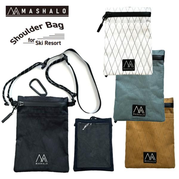 サコッシュ　ショルダーバッグ　マシャロ　MASHALO　チケット　バッグ　ホルダー　スキー　スノーボ...