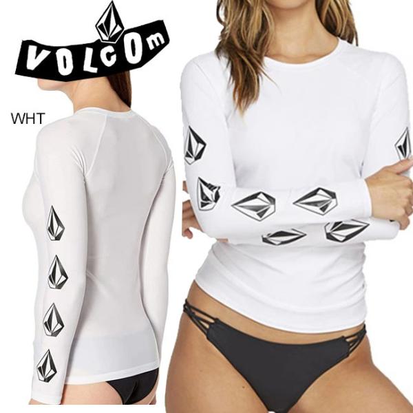ボルコム レディース ラッシュガード volcom 速乾 長袖 UVカット UPF50+ 海 水陸両...