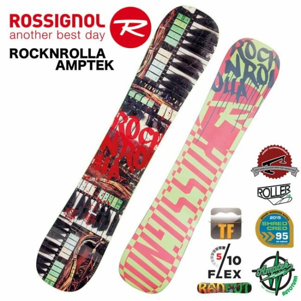 スノーボードロシニョール　2015年モデル ハイブリッドキャンバー【ROCKNROLLA AMPTE...