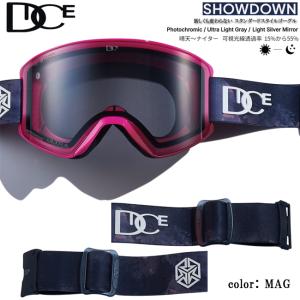 スノーゴーグル　SHOWDOWN　ショウダウン　DICE　ダイス　ウルトラレンズ　調光ミラー  撥水加工【SD44570】｜srsshop