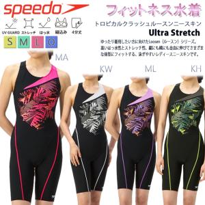 水着　レディース　 オールインワン　フィットネス 女性用水着　SPEEDO 　 スピード　SFW12253｜srsshop