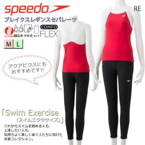 セパレート 水着 おすすめ SPEEDO スピード レディース レイクス プリントレギンス プール 水泳 トレーニングフィットネス  SFW21962｜srsshop