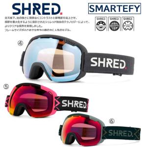 ゴーグル　スノーゴーグル　シュレッド　SHRED スマーティファイ　 SMARTEFY ダブルレンズ...