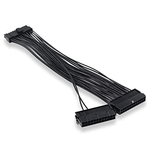 ATX用 電源連動ケーブル ATXマザーボード用 【 一方の端は５５５７ ２４ピン（２０+ ４）、他...