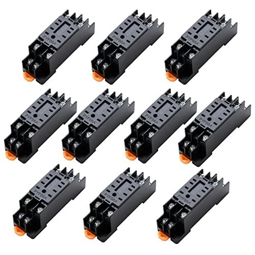 [NMJ] リレーソケットベース (8ピン) 【PYF08A】 MY2NJ HH52P 適合 (10...