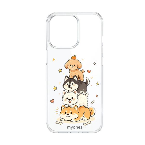 AQUOS R7 SH-52C クリア ハードケース (ワンちゃんタワー) 犬 タワー いぬ 柴犬 ...