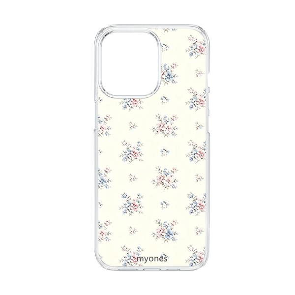 AQUOS R8 SH-52D クリア ハードケース (小花柄) 小花柄 可愛い 花柄 ボタニカル ...