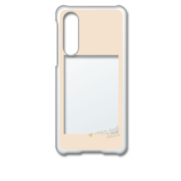 SHG02 AQUOS zero5G basic DX クリア ハードケース (アイボリー)  四角...