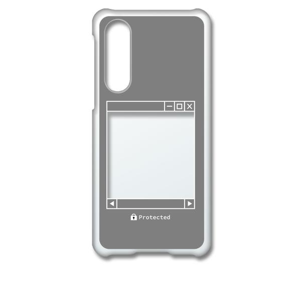 SHG02 AQUOS zero5G basic DX クリア ハードケース (グレー) レトロパソ...