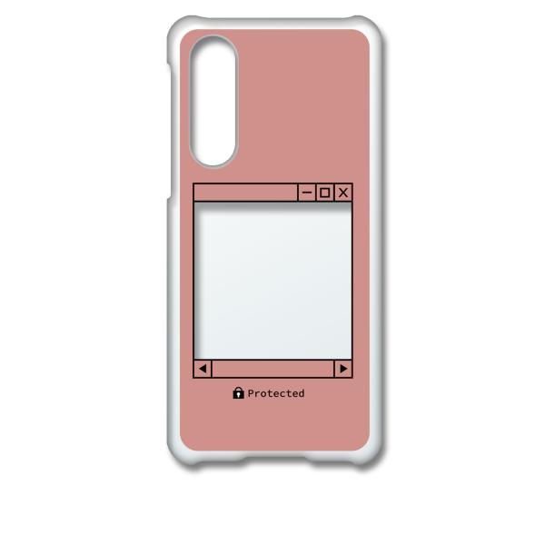 SHG02 AQUOS zero5G basic DX クリア ハードケース (ピンク) レトロパソ...