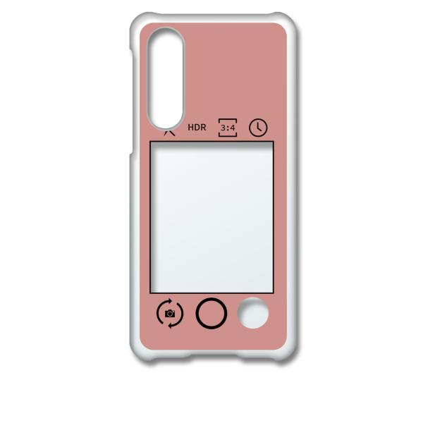 SHG02 AQUOS zero5G basic DX クリア ハードケース (ピンク) カメラアプ...