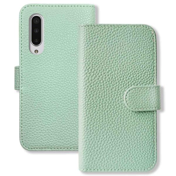 SHG02 AQUOS zero5G basic DX スマホケース（アイスグリーン）カバー 手帳 ...