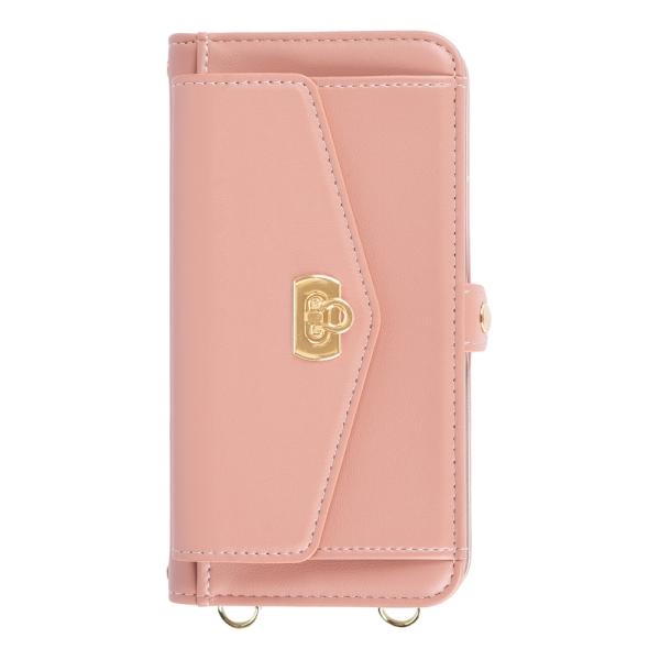 AQUOS zero5G basic DX SHG02 スマホケース 手帳型 (色：ピンクベージュ)...