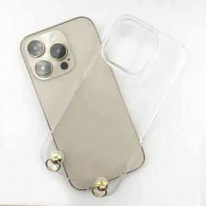 BASIO4 KYV47/ かんたんスマホ2 A001KC 対応 クリアケース ストラップホルダー 肩掛け 首かけ 斜めがけ 携帯ストラップ