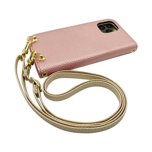 SHG02 AQUOS zero5G basic DX スマホショルダー（手帳サクラ×ストラップ:シ...