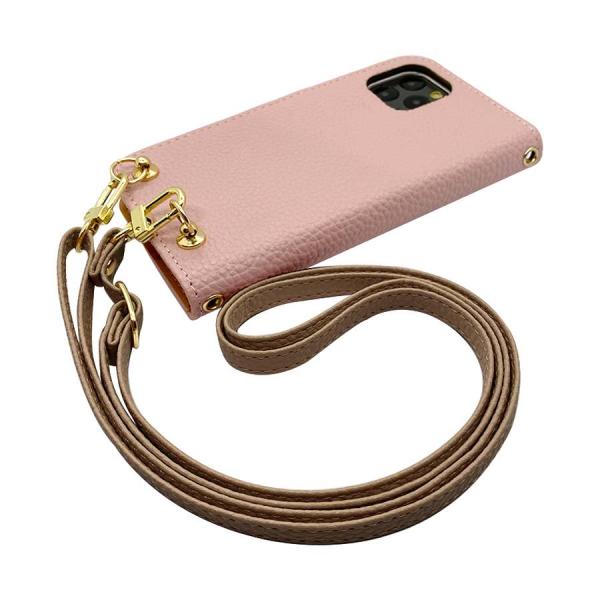 SHG02 AQUOS zero5G basic DX スマホショルダー（手帳サクラ×ストラップ:グ...