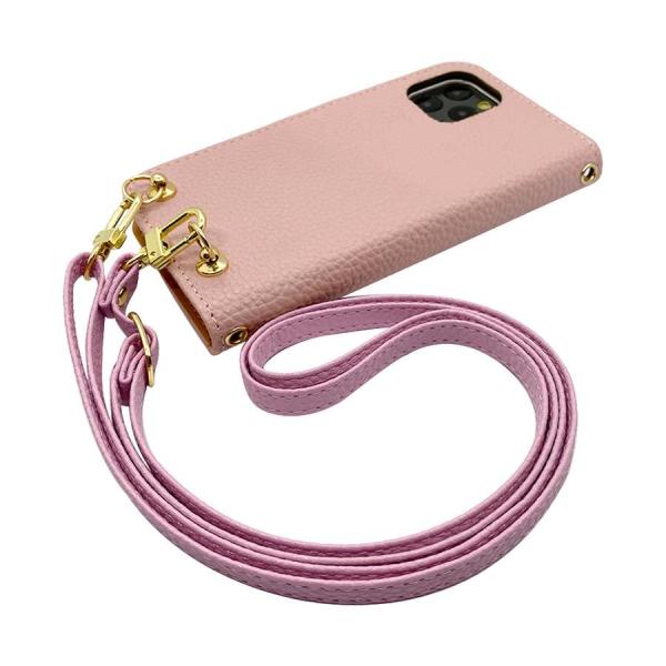 SHG02 AQUOS zero5G basic DX スマホショルダー（手帳サクラ×ストラップ:バ...